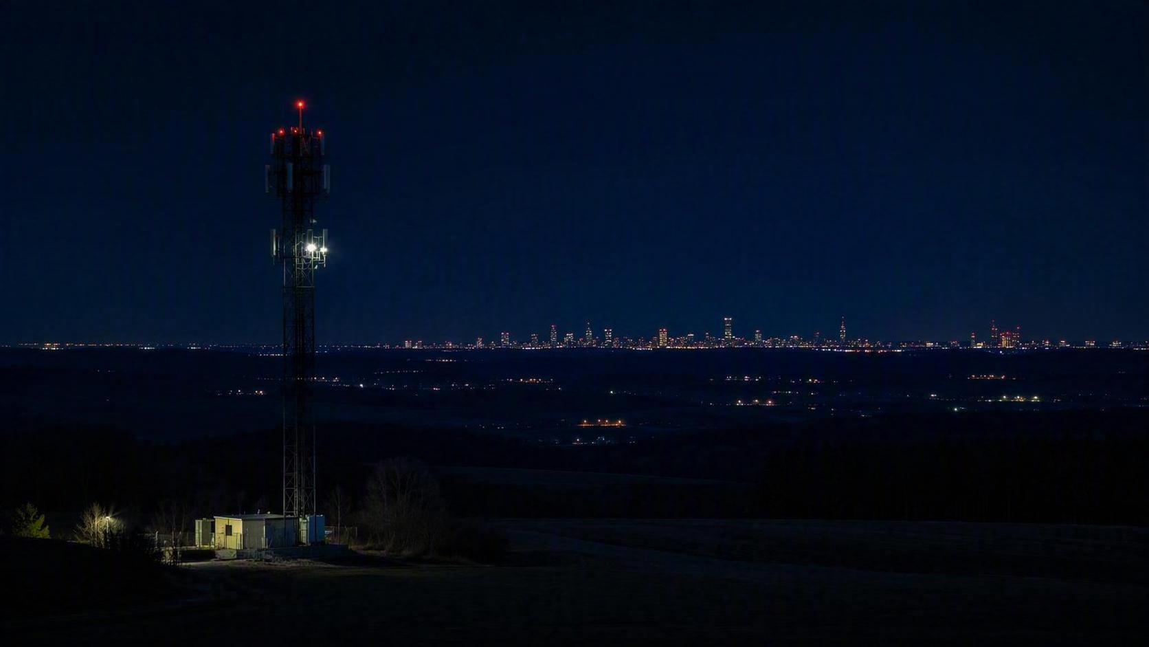 Network infrastructure operating at night